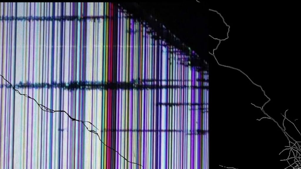 pressure marks or screen damage